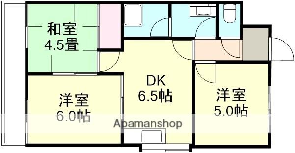 幸マンション(3DK/2階)の間取り写真