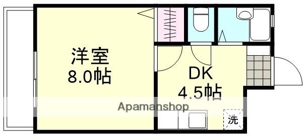 ジョリーメゾンアイ(1DK/3階)の間取り写真