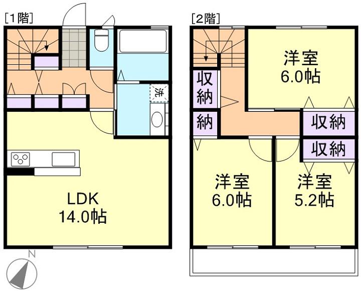 ロイヤルメゾン・プリモ(3LDK)の間取り写真