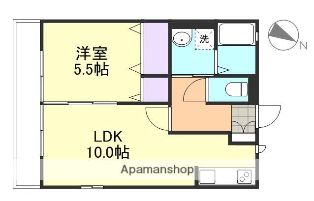 アルカ・ソラーレ1(1LDK/1階)の間取り写真