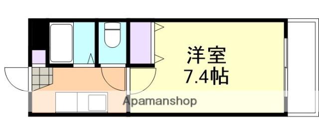 アルスアイパワー(1K/3階)の間取り写真