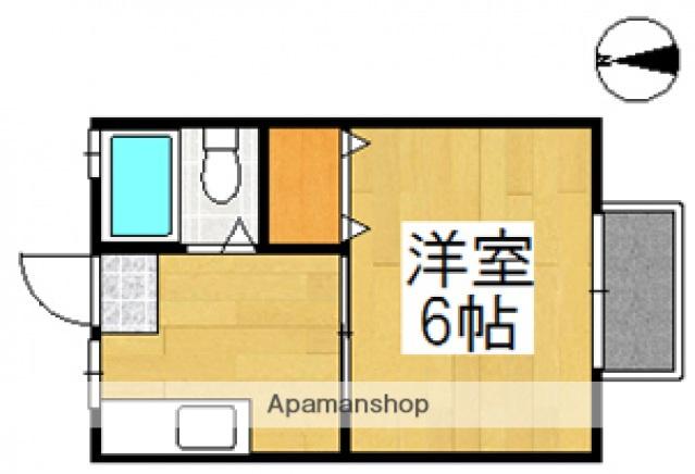 ナショナルサンシティABC(1K/1階)の間取り写真