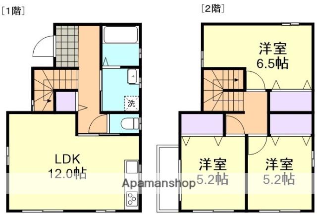 山陽本線 倉敷駅 徒歩19分 2階建 築14年(3LDK)の間取り写真