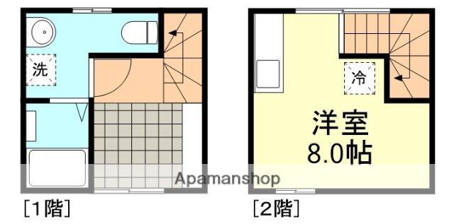 アクベス鶴形(ワンルーム)の間取り写真