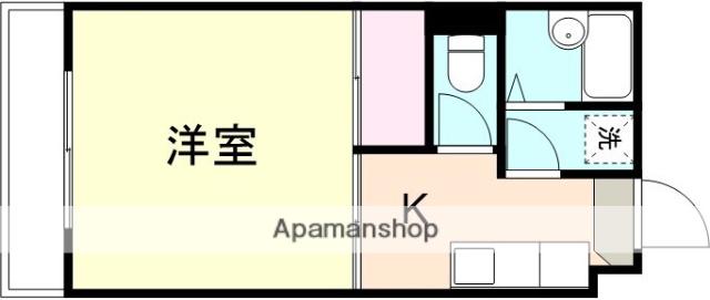 エトワール庄(1K/1階)の間取り写真