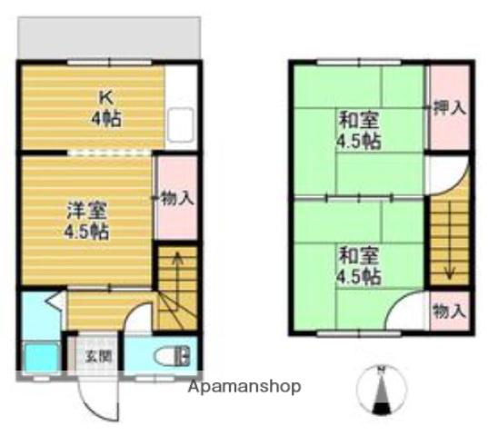 日吉町Ｍ様共同住宅　東(3K)の間取り写真