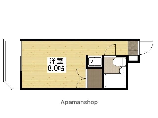 レジデンス十日市(ワンルーム/3階)の間取り写真