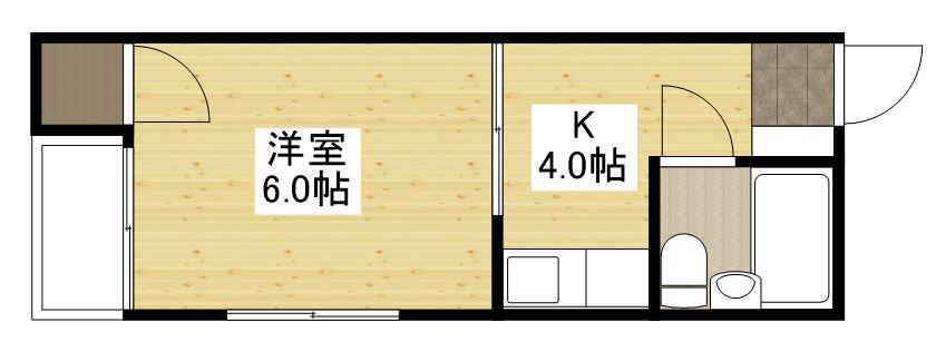 第3滝川ビル(1K/3階)の間取り写真