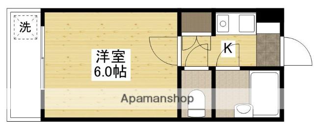 LEO BLDG(1K/2階)の間取り写真