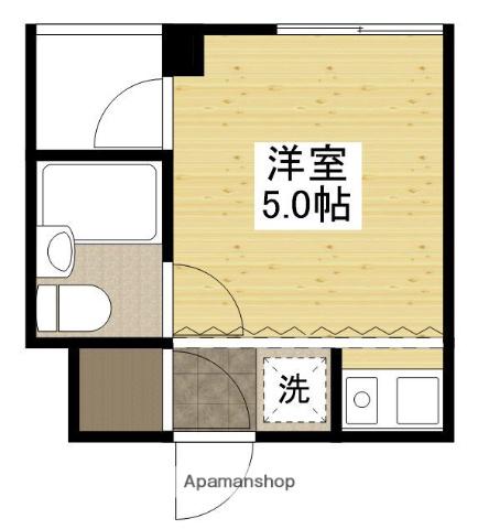 リブレ榎町(ワンルーム/3階)の間取り写真