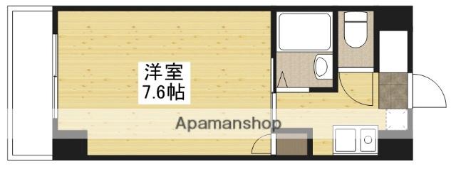 ルート大宮(1K/4階)の間取り写真