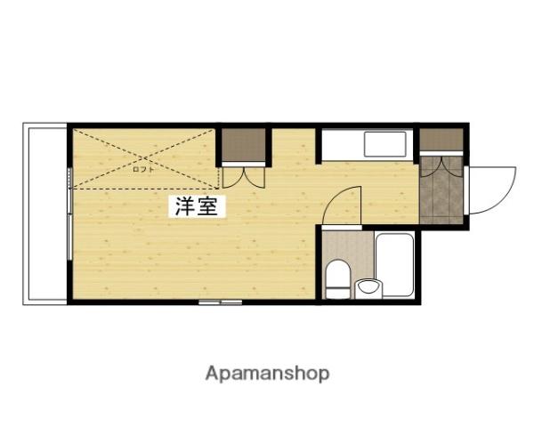 SNビル(ワンルーム/3階)の間取り写真