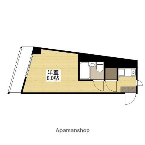 リンダーホフ(ワンルーム/3階)の間取り写真