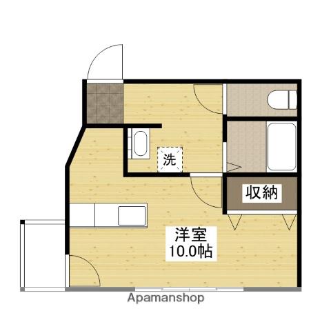 金屋町グランデ(ワンルーム/10階)の間取り写真