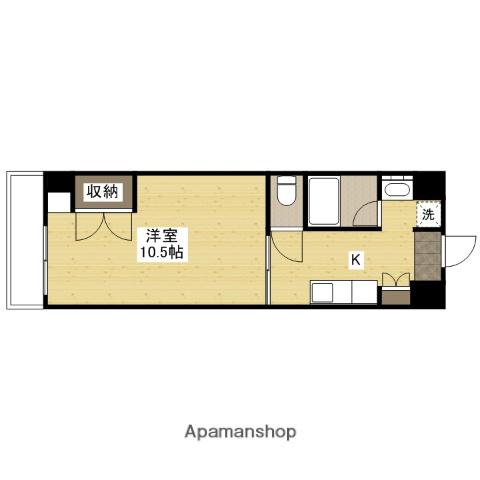 コーポPALⅡ(1K/7階)の間取り写真