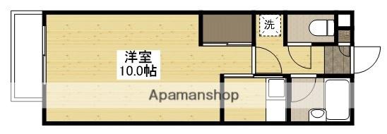 コンフォル井口(1K/2階)の間取り写真