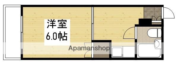 柴崎東雲ビル(1K/4階)の間取り写真