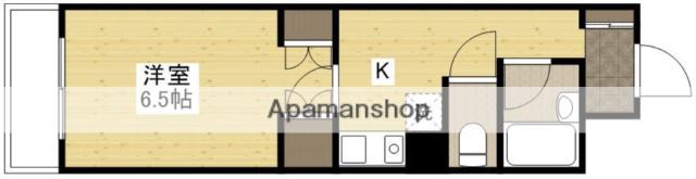 エスポアール石川(1K/10階)の間取り写真