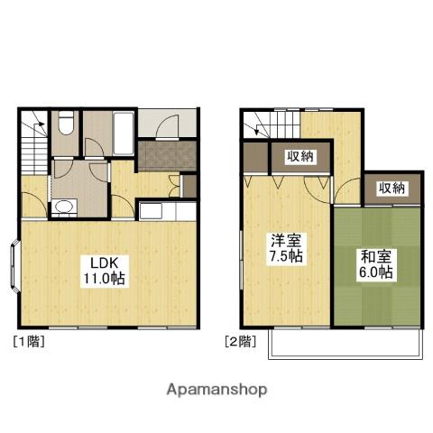 ソフィアＭ　Ⅰ(2LDK)の間取り写真