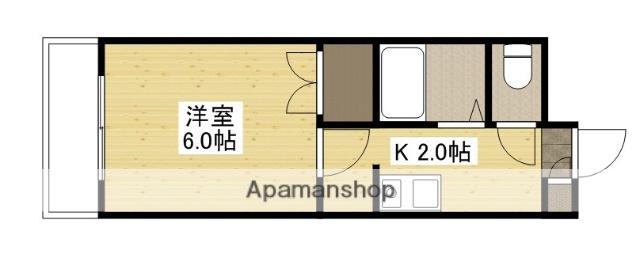 コープレリアン(1K/3階)の間取り写真