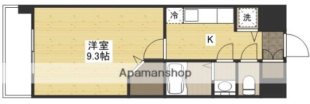 ノーブル広島駅前(1K/7階)の間取り写真