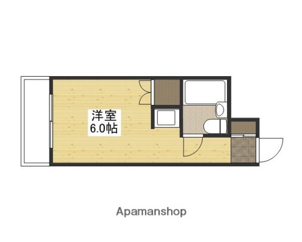 三協ビル(ワンルーム/4階)の間取り写真