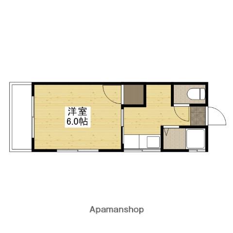 アバガス堀尾荘(1K/1階)の間取り写真