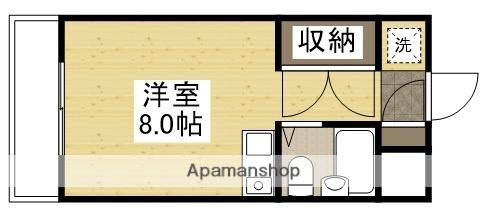 メルクマール宇品(ワンルーム/3階)の間取り写真