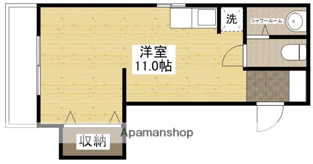 ロイヤルレジデンス(ワンルーム/3階)の間取り写真