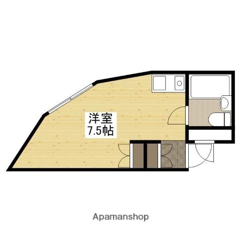 リバーサイド吉島(ワンルーム/4階)の間取り写真
