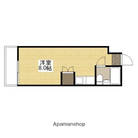 FORウエスト宇品(ワンルーム/2階)の間取り写真