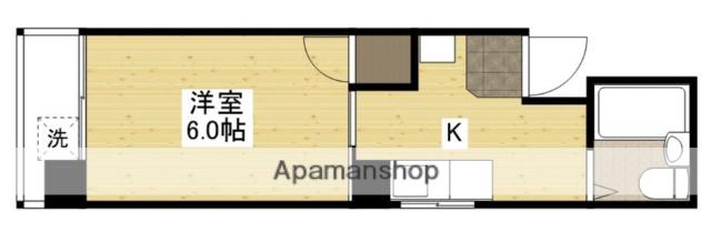 イアーザ舟入中町(1K/3階)の間取り写真