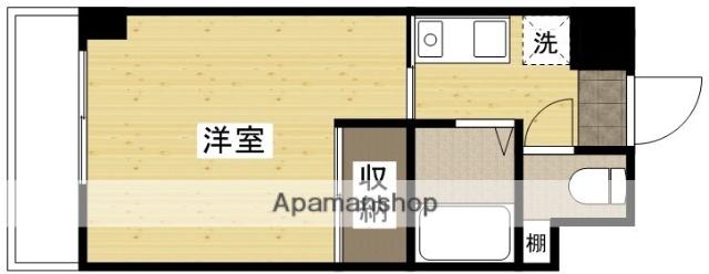 ソフィアコート住吉(1K/4階)の間取り写真