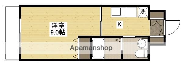 アプレックス出汐(1K/5階)の間取り写真