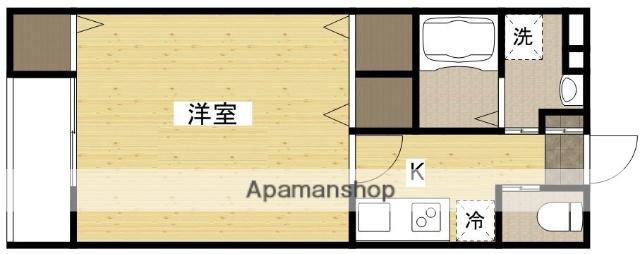 FIORE(1K/2階)の間取り写真