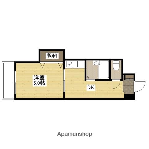 吉村ハイツⅠ(1DK/4階)の間取り写真