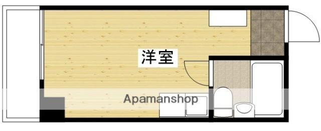 山下ビル(ワンルーム/4階)の間取り写真