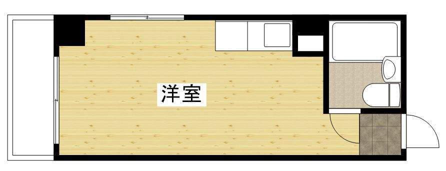 LUCIR十日市(ワンルーム/4階)の間取り写真