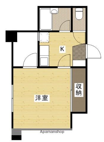 メゾン小町(1K/3階)の間取り写真
