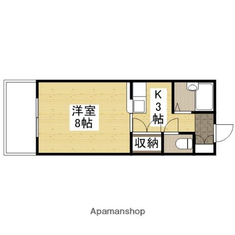 ARCナカシマ壱番館(1K/2階)の間取り写真