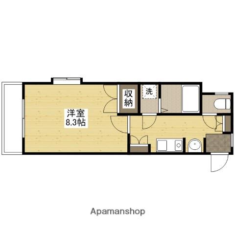 レジデンス折出(1K/5階)の間取り写真