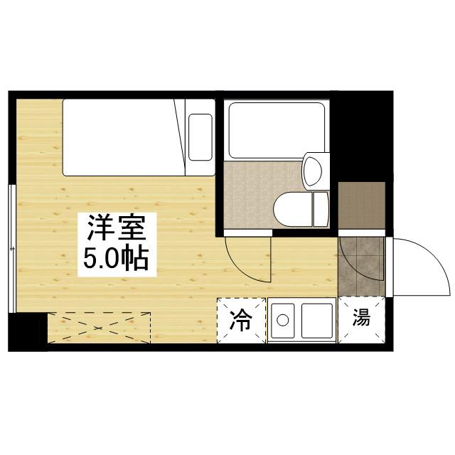 リヴァージュ広瀬北(ワンルーム/6階)の間取り写真