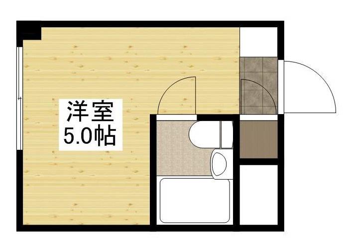 リヴァージュ広瀬北(ワンルーム/3階)の間取り写真