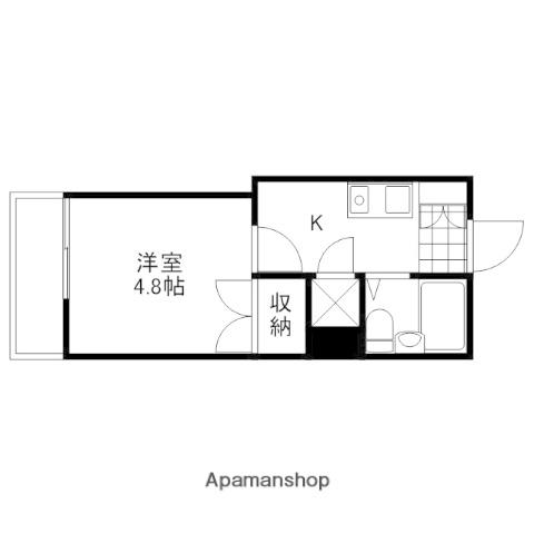 サンライフ東雲(1K/7階)の間取り写真