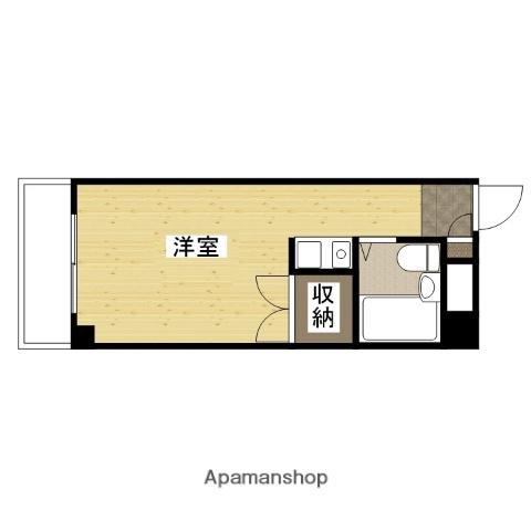 ウイングスS.K(ワンルーム/2階)の間取り写真