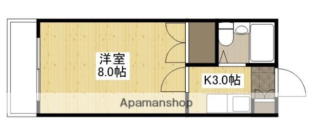 エステート平成(1K/3階)の間取り写真