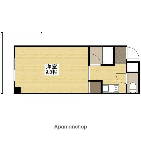 リボン金屋町(ワンルーム/3階)の間取り写真