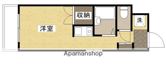 MKビル十日市(ワンルーム/3階)の間取り写真