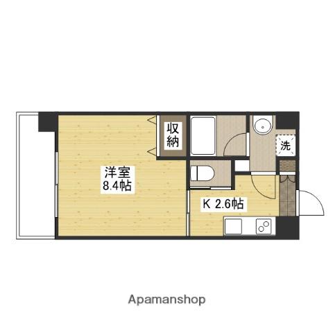 ドミトリー庚午弐番館(1K/2階)の間取り写真