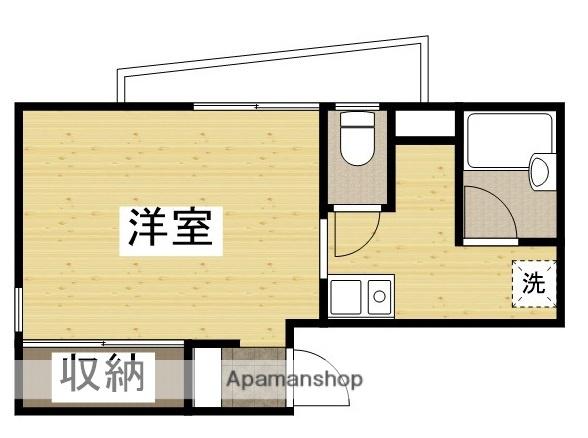 K1ハイム東雲(ワンルーム/6階)の間取り写真